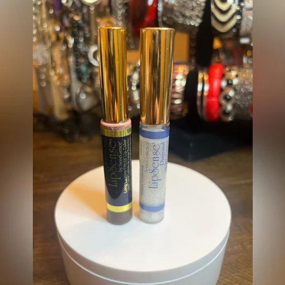 NEW LipSense Diamond Collection Lip Gloss - Nude and Diamond Kisses Gloss - Picture 1 of 3